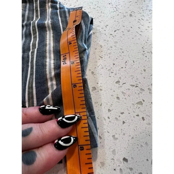 Lee mid rise stripe shorts regular fit 10 medium - Picture 7 of 11